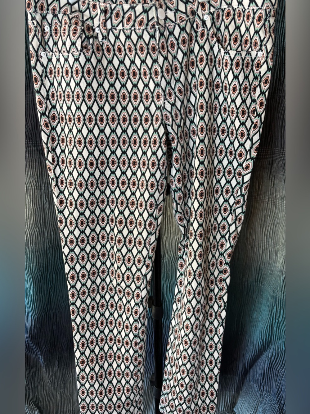 Bisou Bisou Michele Bohbot Geometric Jeggings